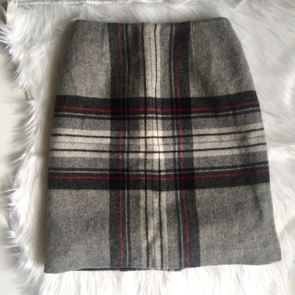 Talbots Dresses & Skirts - Talbots Plaid Wool Blend Pencil Skirt